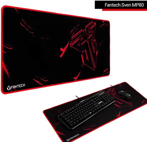 Classicoco Gaming Mouse Pad,Non-Slip Rubber Base,Anti-Fray Stitched Edges for Compute,Pad Water-Resistant,Extended Gaming Mouse Pad with Stitched Edges Fantech Sven MP80 Game Mice Pad