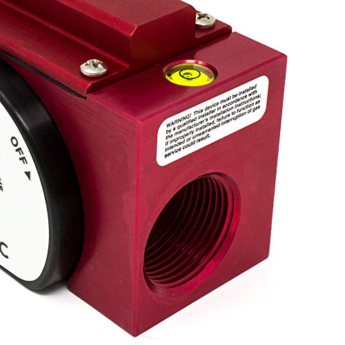 Andreas Fault Northridge Earthquake 2000 Valve Manual Gas Sensitive Shut off Tool w/Built in Level (1 1/4")