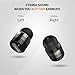 Rowkin Bit Charge Single: True Wireless Earbud w/Charging Case. Bluetooth Headphone, Smallest Cordless Hands-Free Mini Earphone Headset w/Mic & Noise Reduction (Buy 2 for Stereo Sound) - Space Gray