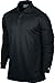 NIKE Men's Victory Long Sleeve Polo, Black/White, Large