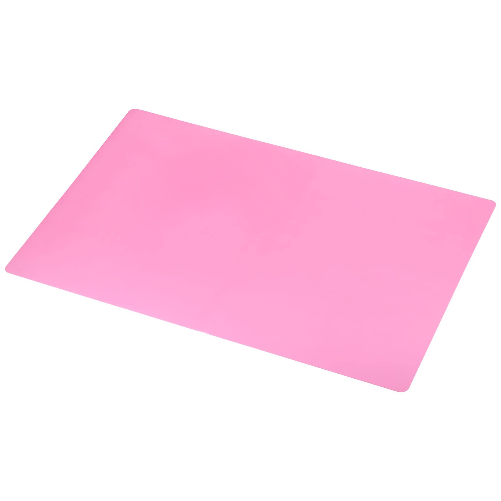 PATIKIL 24"x16" Silicone Mat, Resin Casting Crafts Pad Non-Slip Nonstick Sheets Protector, Pink