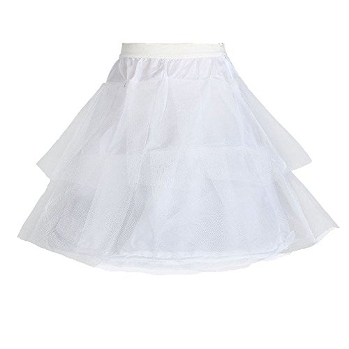 Edress Girls' Petticoat Full Slip Flower Girl Crinoline Skirt