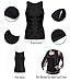 Men Waist Trainer Corset Vest Hot Neoprene Body Shaper Tank Top Sauna Suit Shirt No Zip Trimmer (3XL, Black Sauna Sweat Suits)