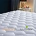Quilted Fitted Mattress Pad | Mattress Cover Breathable, Waterproof, Hypoallergenic - Mattress Topper (Full Size)