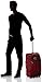 Osprey Adult Ozone Wheeled Luggage, Hoodoo Red, 22