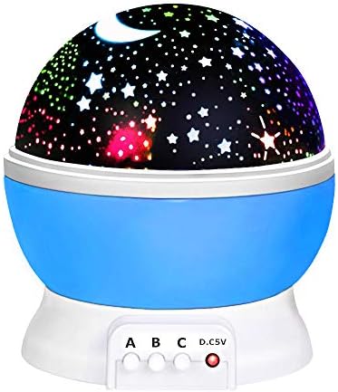 DMbaby Starry Night Light Projector 360 Degree Rotation- Best Gifts