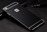 Tip-top Huawei Ascend P8 Max Case, Aluminum Bumper Frame Case with Acrylic Back Plate Cover for Huawei P8 Max(Black)