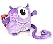 Nuby 2 in 1 Harness Backpack, Monster, Purple, Child Leash, Baby Walking Safety Harness, Kid Backpack with Tether, Toddler Travel, Wrist Leash
