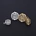 FANKUTOYS 40 Pcs Silver Plated Spiral Bead Cages Pendants for Jewelry Making,Size 25mm,30mm Color Silver,Gold