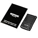 Slim Minimalist Wallets for Men - 2 Pockets Credit Card Holder Leather Wallet (Black)