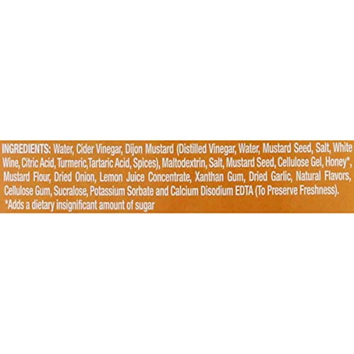 SKINNYGIRL SUGAR FREE GLUTEN FREE SALAD DRESSING, HONEY DIJON, 8 OUNCE