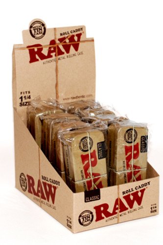 RAW 1 1/4 Cone Caddy Metal Storage Container Tin Rolling Papers 79mm - //medicalbooks.filipinodoctors.org