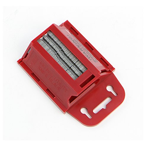 Double Hook Blade Utility Razor Blades 100pcs with Dispenser