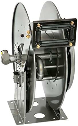 Hannay Reels N818-25-26-10.5B, Series N800, Spring Retractable Hose Reel, 1" x 50' Hose Capacity, 2000 PSI