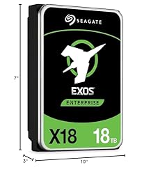 Seagate Exos X18 18TB Enterprise HDD - CMR 3.5 Inch