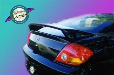 California Dream Compatible with: 2003 2004 2005 2006 2007 2008 Hyundai Tiburon Factory Style Spoiler (Unpainted)