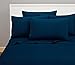 Bellerose Microfiber Sheets Quality Bedding 1800 Series 6 Piece Classic Soft Bed Linens Deep Pocket Fitted Sheet,2 Pillow Cases, Add A Elegant Touch To Your Bedroom - Queen, Navy