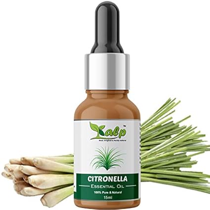 Kalp Citronella oil -Pure,Therapeutic Grade,Natural Mosquito repellent (15 ml)