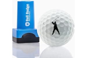 HODL 21 Ball Badge - Golf Ball Stamp (The Happy Series), Self-Inking Golf Ball Stamper, Golf Ball Marker, Reusable Golf Ball Marking Tool to Identify Golf Balls - Reusable Ink Stamp