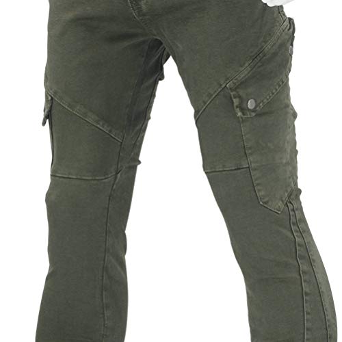 image for Takuey Men Women Motorcycle Riding Jeans Protective Pants Knight Hocke