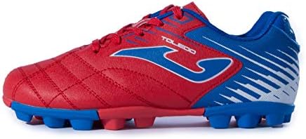 kids red soccer cleats