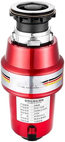 Food waste disposer Household, Kitchen Sink Food Residue Crusher, 3/4hp, 560w, Low Noise And 7 Level Grinding, With Wireless Switch