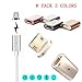 3 PCs Micro USB Magnetic Adapter Charger Cable Metal Plug Wholesale For Android