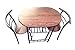 Handi-Craft 3 Piece Compact Dining Set with Table and Matching Chairs, Dark Walnut