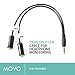 Movo LV1 Lavalier Lapel Clip on Microphone for Cameras, Camcorders and Smartphones Compatible with iPhone and Android Perfect Lav Mic for Filming Podcast, Vlogging and YouTube Videos