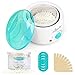 Home Waxing Kit for Hair Removal, Lansley Pearl Wax Melting Pot for Brazilian Bikini at Home Waxing with 10.5oz (300g) Pearl Hard Wax Beans & 10 Spatula Sticks
