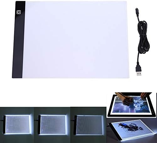 Light Box Led Graphic Tablet Writing Light Box Tracing Board Copy Pads Digital Tablet A4 Copy Table Led Light