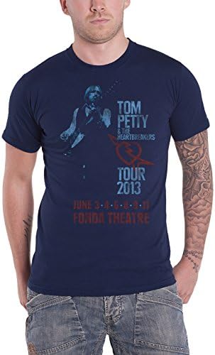 Live NationTom Petty T Shirt Fonda Theatre Concert 2013 Official Mens Navy Blue M