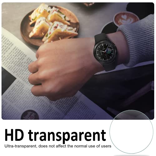 SPGUARD Galaxy Watch 4 46mm Screen Protector, 3 Pack Tempered Glass