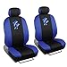 Ocean Blue Dolphins Seat Covers and Floor Mats for Car, SUV - Auto Accessories Interior Kit Gift Set