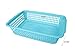Honla Plastic Storage Baskets Organizer with Built in Handles,Set of 8 in 4 Assorted Colors