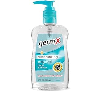 Amazon.com: Germ-x Original Hand Sanitizer with Pump, 10