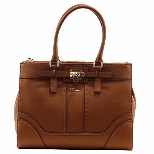 Guess Cognac Handbag. GUESS Greyson Status Carryall (Cognac).