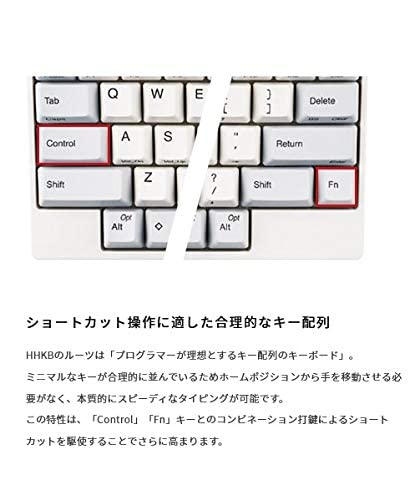 HHKB PFU Keyboard, Professional HYBRID Type-S, Japanese Layout / White