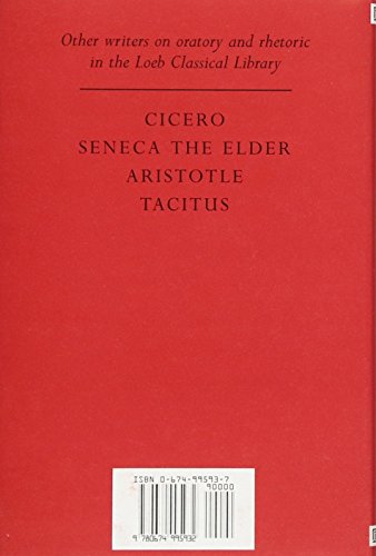 The Orator's Education, Volume III: Books 6-8