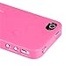 UIYTRAESTING MC0109 Cell Phone Case for Phone 4 & 4s - Non-Retail Packaging - Pink