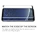 (2 Pack) Galaxy S8 Plus Screen Protector 3D Curved Glass, [Case Friendly] [Bubble Free] Ultra Thin HD Clear 9H Hardness Anti-Scratch Crystal Clear Screen Protector for Samsung Galaxy S8 Plus (NOT S8)