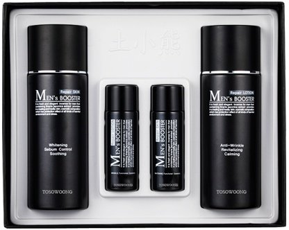 KOREAN COSMETICS, TOSOWOONG_ Men's Booster 2-piece set.(Men's Booster Skin 150ml + Men's Booster Emulsion 150ml) (whitening / anti-wrinkle functional, elastic, moisturizing)[001KR]