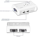 TRENDnet TK-207K 2-Port USB KVM Switch Kit VGA 2048x1536 Bus Powered view 2
