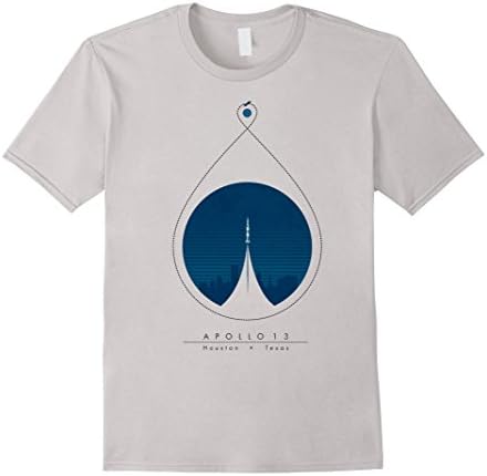 Men's Solivagant - Apollo 13 T-shirt Large Silver