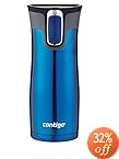 Contigo AUTOSEAL West Loop Vacuum Insulated Stainless Steel Travel Mug with Easy-Clean Lid, 16oz, Monaco