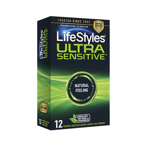LifeStyles Ultra Sensitive Lubricated Condoms