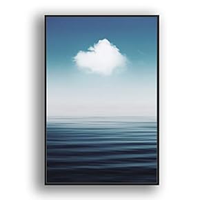 Framed Canvas Wall Art for Living Room, Bedroom Coast and Sea Canvas Prints for Modern Home Decoration Ready to Hang - 16"x24" inches