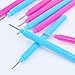 Bonayuanda Pack of 10 Craft DIY Slotted Paper Quilling Tools (10.5cmx1cm, Rose and Blue)