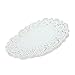 Crystallove 200pcs White Round Disposable Lace Paper Doilies Cake Placemats Crafting Coaster of Tableware Decoration (10.5