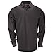 5.11 Tactical Professional Long Sleeve Polo Shirt, Cotton Pique Knit, Reinforced Seams, Black, 2X-Large, Style 42056